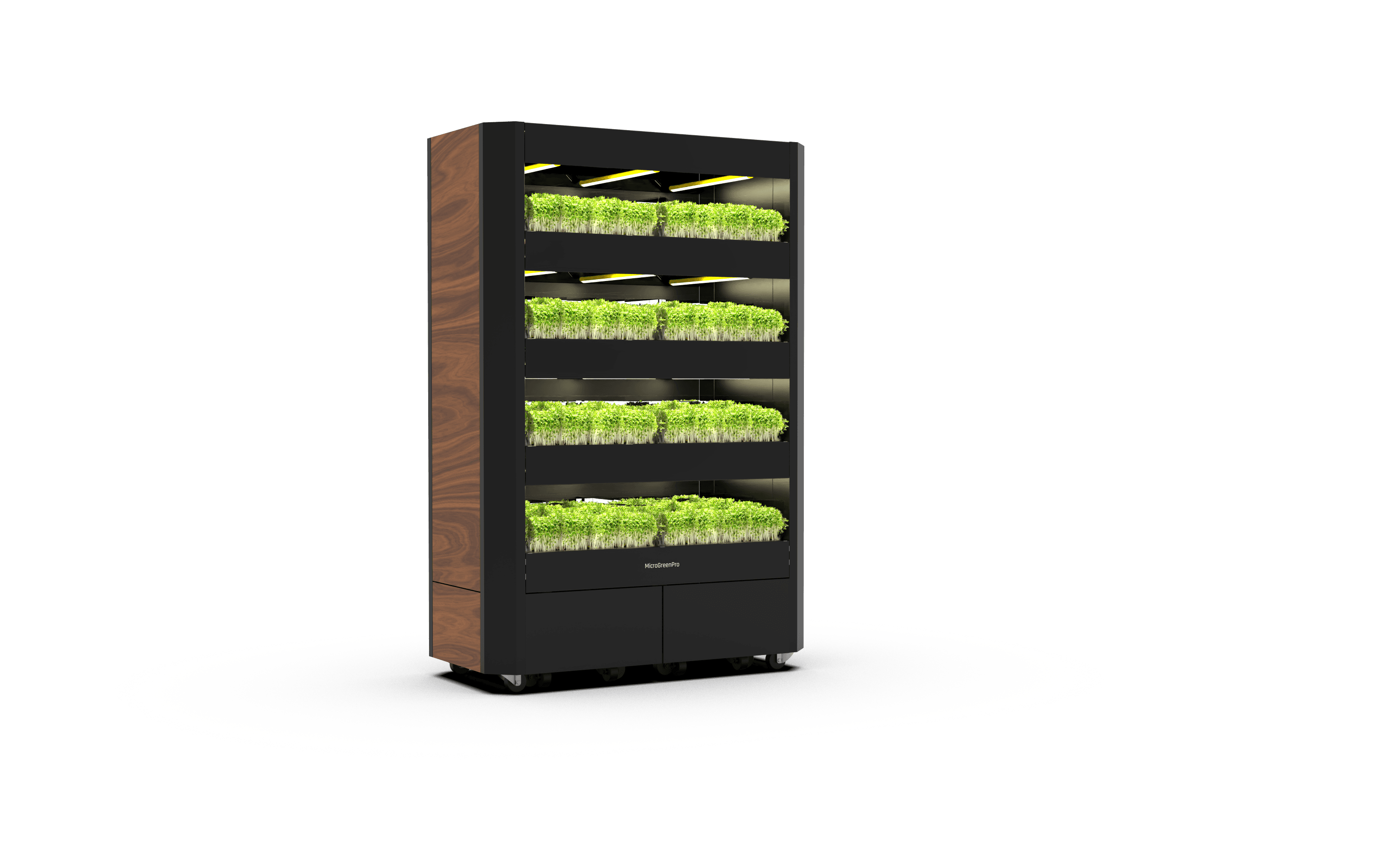MoraviaLab MicrogreensFarm — modulární aeroponický systém pro pěstování microgreens v reálném provozu